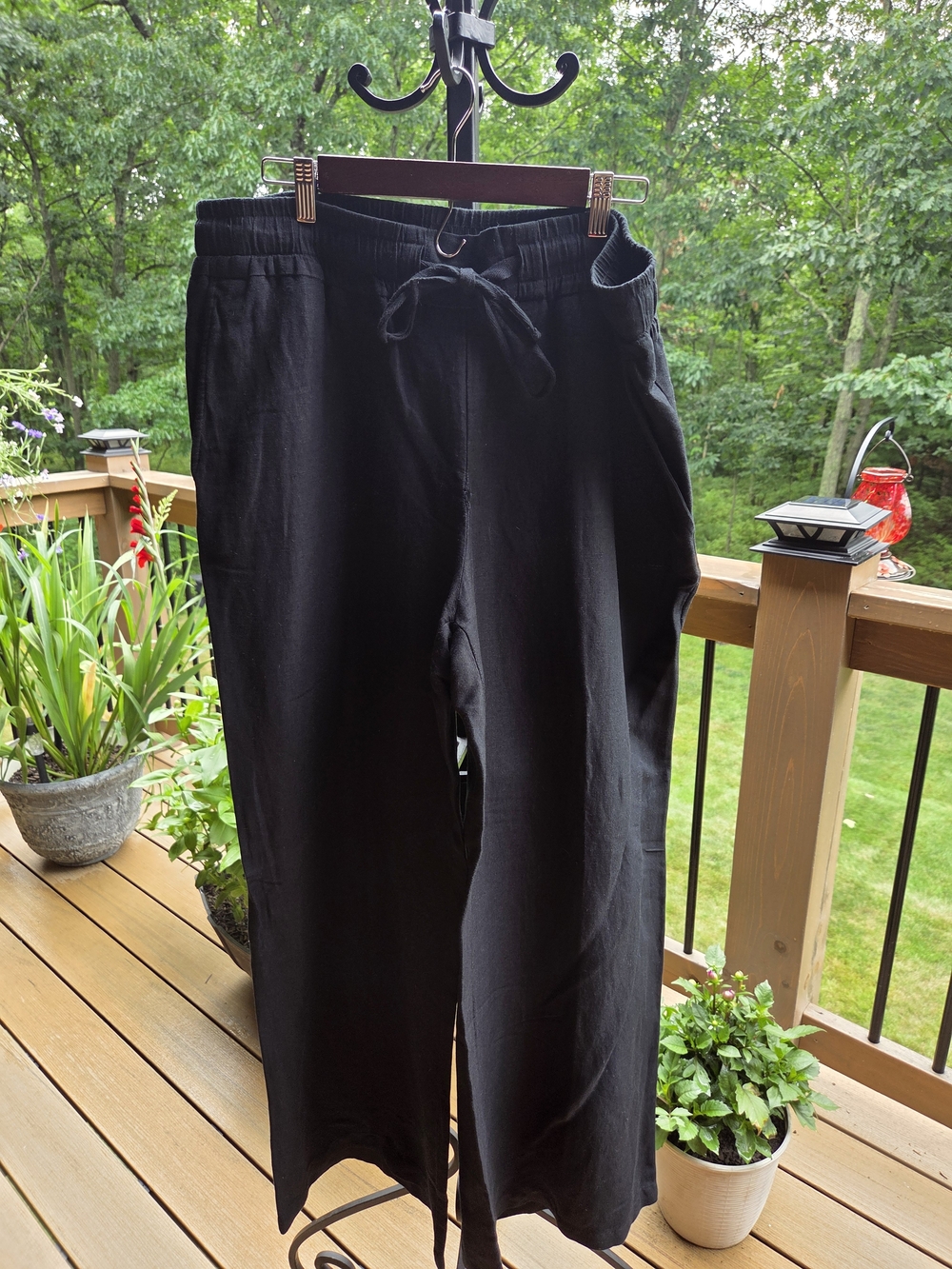 Women's Black Wide Leg Pants